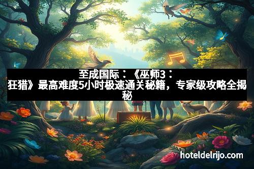 至成国际：《巫师3：狂猎》最高难度5小时极速通关秘籍，专家级攻略全揭秘